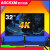 AOCSXM 32英寸4K显示器4K电脑办公 27英寸显示器显示屏电竞4K高清 32"4K60HZHDR400直面-黑色  英寸