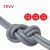 TRVV拖链电缆线2345芯0.50.7511.5软2.5平方超高柔硅胶 2芯4平方10米超国标TRVV
