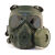 防毒面具真人水弹枪全脸骷髅防护cs面罩装备cosplay道具模型 单罐防毒面具绿色（墨镜片）