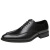 Mac Jabags2024新款商务正装皮鞋男士复古英伦风青少年办公鞋绅士牛津德比鞋 黑色 42