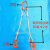 艾科堡 钢丝绳吊索具2吨2米2腿美式货钩压制钢丝绳组合吊具起重吊钩索具二肢三肢四肢AKB-GSS-08 红色