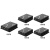 itcom艾迪康 HDMI网线延长器 HDMI1发4收 1对4高清音视频网络信号分配传输放大收发转换器 IT168-HNRA1/4