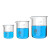 贝傅特 玻璃烧杯 实验器材化学高硼硅耐高温量杯加厚刻度量杯实验室玻璃烧杯 150ml