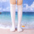 BNWTYDHW 防水袜硅胶脚套浮潜游泳潜水袜涉水溯溪袜水上乐园成人沙滩袜 中筒款肤色L码（40-45）