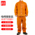者也（ZYE）加厚反绒牛皮电焊服套装阻燃隔热耐磨作业防护服 橘色L 