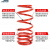 工马适用福特短弹簧福克斯经典蒙迪欧福睿斯致胜嘉年华翼虎麦柯斯短簧 翼博【运动版Spor-4支】