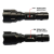 UltrafireCREEQ5/T6LEDC8强光手电筒远射迷你充电18650 单手电筒Q5-不含电池和充电器