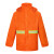 劳博士 LK035 分体双层环卫安全反光警示雨衣雨裤 清洁工路政园林户外雨衣 橘色M