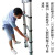 定制适用伸缩梯竹节梯伸收梯便携梯铝合金家用梯多功能梯升缩梯收缩梯 加厚人字1.7米