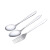 阙思jieyang stainless steel soup spoon household round spoon 一号光身圆勺