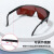 安美尚激光护镜 防激光加工刻字光纤打标雕刻熔炼强光焊接除锈美容防护眼镜J2405