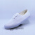 透气白色无尘鞋实验室小白鞋厂工作鞋劳保布鞋工厂车间防滑女 白色 X001 38