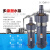 动真格（DongZhenGe）水高扬程抽水泵农用2寸三叶轮1.5KWAA 1.5kw1寸50米扬程3叶轮220V Q(D)3