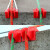 高空作业安全绳外墙吊绳防磨损收绳器蜘蛛人专用护绳器墙角保护器 红色2个装