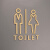 立体男女洗手间指示牌卫生间标识牌金色克力加厚厕所导向牌 黑色男女一对 25x167cm