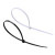 宇泰自锁式尼龙扎带大小塑料扎线带电线捆扎束线带黑/白色 4*200 宽3.6mm 100/包 价