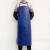 防水防油皮革围裙工作工厂厨房家务围腰男女PU加长加大围兜 加大随机色二件118长