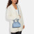 蔻驰（COACH）奢侈品女士Sydney香布蕾贝壳包手提单肩包CH140 浅蓝色CH140SVM6A