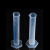 鸣固  实验室用品 塑料量筒带刻度加厚PP分装 实验量筒 塑料量筒 白线100mL