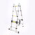 冰禹 多功能人字梯 折叠伸缩架梯升降梯 2×6步关节梯可变3.8米直梯 jy-30