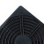 三合一防尘网罩60 80 92 120 150MM轴流风机散热风扇塑料过滤网罩 135黑色