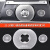 维诺亚专用于丰田FJ酷路泽后备箱尾门功放喇叭罩音响贴Fj Cruiser改装 11-20款FJ银色款后备箱供放喇叭