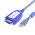 裕合联USB转485/422转换器串口线工业级通讯模块RS485九针9针db9 USB转485/422美国TI+CH340双芯片 1m