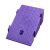 标燕 阶梯垫 马路牙子斜坡垫路沿坡三角阶梯垫爬坡上坡垫 PE塑料拼接款-紫色25x44x19cm