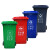 户外环卫垃圾桶大号厨余有害其他可回收垃圾分类带盖大型北京工业 30L蓝色带盖可回收物