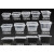 饮龙长方形750ML一次性餐盒塑料外卖打包加厚透明饭盒快餐便当碗 500ml黑色(300套带盖) 标准