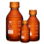 蜀牛黄盖试剂瓶透明棕色带刻度高温灭菌瓶采样取样玻璃大样品瓶250/500/1000/2000/ml 10000ml棕色