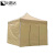 比鹤迖 BHD-0031 户外遮阳帐篷折叠伸缩篷 2.5x2.5黑架卡其色+4面围布 1套