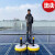 太阳能光伏板清洗机器人组件喷水设备屋顶通水刷电动工具定制 7.5米锂电-有刷电机版