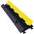 线槽减速带橡胶pvc过路线桥电缆保护槽水管演出穿线盖线板压线板 21号(室内黄色大一线)