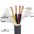 高柔耐折拖链电缆线TRVV2 3 4芯耐油耐拉信号电缆线机械手臂线 TRVV3芯1.5平方 (1米价格)