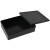 加厚带盖元件盒黑色零件盒工具收纳盒塑料小盒子物料周转箱 3号(连盖盒)79*54*29mm