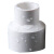 飓程 PVC给水管配件异径直接 管箍 白色 单位：个 110mm*50mm 
