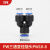 气管接头变径Y型三通快速接头PW6-4/8-6/12-10/16-14mm气管大变小 黑色(精品款) PW12-85只装