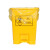 定制适用废物垃圾袋黄色诊所用大号废弃物小号塑料专用袋 32x38cm手提100只买200只送 加厚