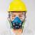 求同2600防毒口罩面具硅胶防尘防喷漆有机气体及蒸气苯防毒套装