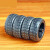 智能小车轮子橡胶玩具车轮轮胎机器人tt马达轮子65*27mm 深蓝色