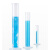 boliyiqi智选塑料带刻度量筒 塑料量筒(蓝线)250ml2个/包