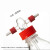 螺口洗气瓶GL45气体洗瓶缓冲瓶密封耐腐250/500/1000ml安全瓶 250ml红盖整套