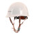 Golmud加厚安全帽国标工地726 工程施工领导头盔透气定 GM726-白色
