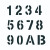 藏狐不锈钢喷漆字漏板  镂空字漏板含12个子母和2个汉子 定制款