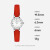 天梭（TISSOT）瑞士手表 乐爱系列小可爱石英女表 简约时尚表 T140.009.16.111.00 红色皮带