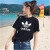 阿迪达斯 （adidas）  三叶草女子夏季新款圆领修身休闲运动透气半袖t恤短袖 GN2896 XS