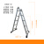 多功能折叠梯子铝合金加厚人字梯梯伸缩梯直梯折叠便携工程梯 人字梯3.0米/直梯6.0米/3.0mm厚