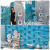 澳颜莱水晶玻璃砖 彩色玻璃砖水晶砖隔断墙卫生间网红艺术客厅透明屏风 湖蓝色-高透 200x100x50mm
