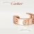 卡地亚（Cartier ）官方LOVE系列 玫瑰金镶钻耳环 玫瑰金